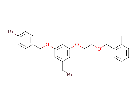 1-(4-Bromo-benzyloxy)-3-bromomethyl-5-[2-(2-methyl-benzyloxy)-ethoxy]-benzene