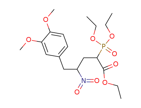 ethyl 2-diethoxyphosphoryl-5-(3,4-dimethoxyphenyl)-4-nitropentanoate