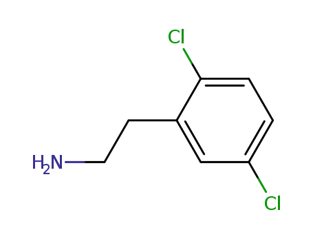 Molecular Structure of 56133-86-9 (2,5-DICHLOROPHENETHYLAMINE)