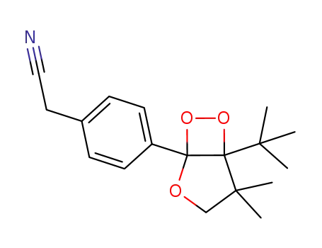 5-tert-butyl-1-[4-(cyanomethyl)phenyl]-4,4-dimethyl-2,6,7-trioxabicyclo[3.2.0]heptane