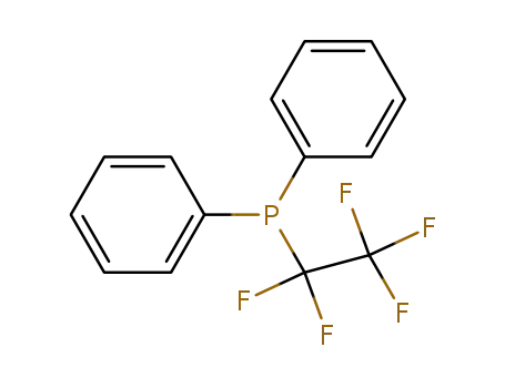 Molecular Structure of 20157-74-8 ((PENTAFLUOROETHYL)DIPHENYLPHOSPHINE)