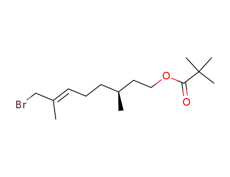 Propanoic acid, 2,2-dimethyl-, (3S,6E)-8-bromo-3,7-dimethyl-6-octenyl
ester