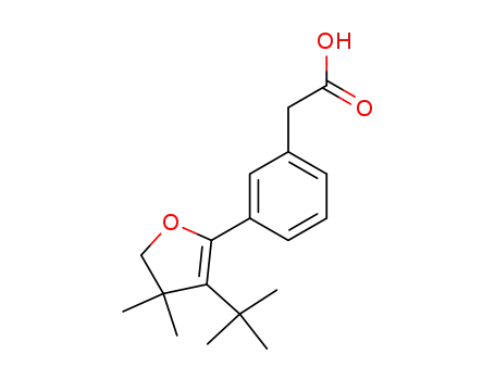 4-tert-butyl-5-[3-(carboxymethyl)phenyl]-3,3-dimethyl-2,3-dihydrofuran