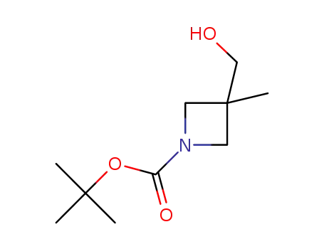 Molecular Structure of 1363382-91-5 (1-Boc-3-(hydroxyMethyl)-3-Methylazetidine)