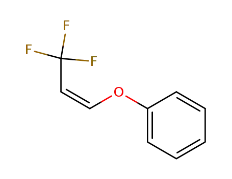 Molecular Structure of 117971-12-7 ((Z)-((3,3,3-trifluoroprop-1-en-1-yl)oxy)benzene)