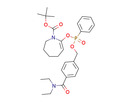 7-[(4-diethylcarbamoyl-benzyloxy)-phenyl-phosphinoyloxy]-2,3,4,5-tetrahydro-azepine-1-carboxylic acid <i>tert</i>-butyl ester