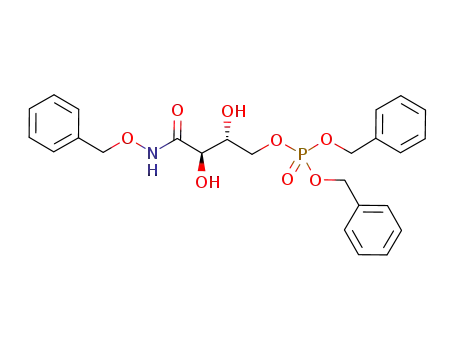 Phosphoric acid dibenzyl ester (2R,3R)-3-benzyloxycarbamoyl-2,3-dihydroxy-propyl ester
