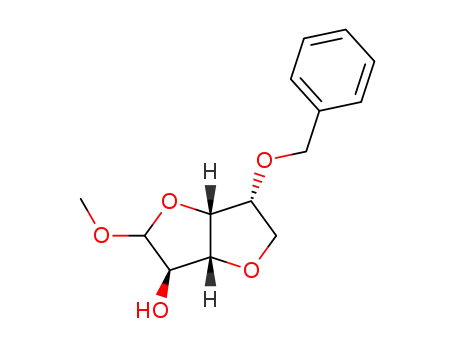 (1R,4R,5R,8R)-8-benzyloxy-3-methoxy-4-hydroxy-2,6-dioxabicyclo[3.3.0]octane