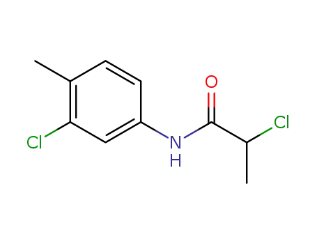 Molecular Structure of 103038-68-2 (2-chloro-N-(3-chloro-4-methylphenyl)propanamide)