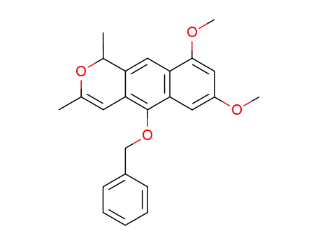 5-benzyloxy-7,9-dimethoxy-1,3-dimethyl-1H-benzo[g]isochromene