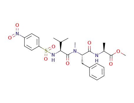 N-(N-(N-nosyl-L-valyl)-N-methyl-L-phenylalanyl)-L-alanine methyl ester