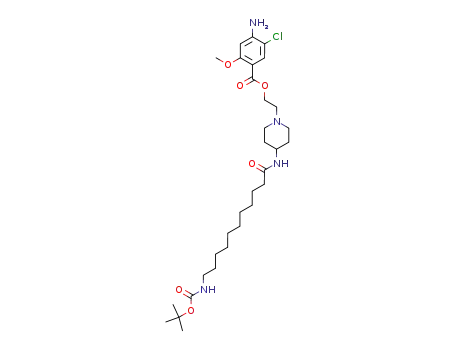 2-[4-({11-[(tert-butoxycarbonyl)amino]undecanoyl}amino)piperidino]ethyl 4-amino-5-chloro-2-methoxybenzoate