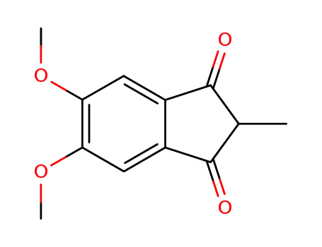 Molecular Structure of 738616-34-7 (5,6-dimethoxy-2-methyl-1H-indene-1,3(2H)-dione)