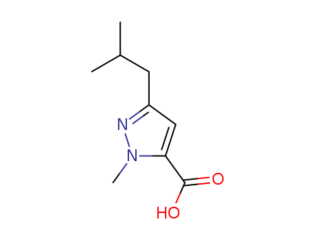 1-METHYL-3-(2-METHYLPROPYL)-1H-PYRAZOLE-5-CARBOXYLIC ACID