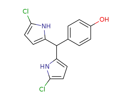 1,1'-dichloro-5-(4-hydroxyphenyl)dipyrromethane