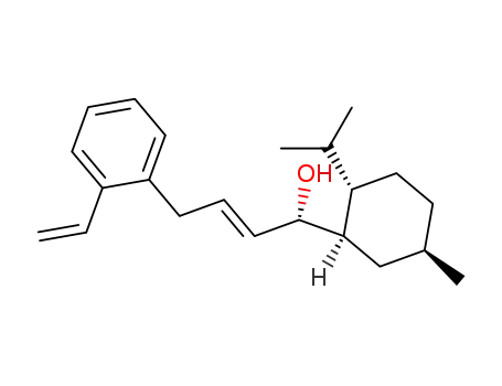 (E)-(S)-1-((1R,2S,5R)-2-Isopropyl-5-methyl-cyclohexyl)-4-(2-vinyl-phenyl)-but-2-en-1-ol