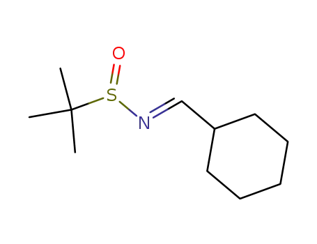 (NE)-N-(cyclohexylmethylene)-2-methylpropane-2-sulfinamide