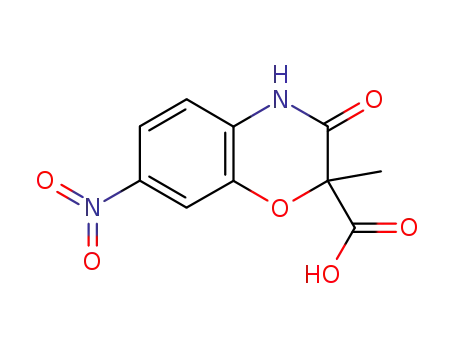 2-Methyl-7-nitro-3-oxo-3,4-dihydro-2H-1,4-benzoxazine-2-carboxylic acid