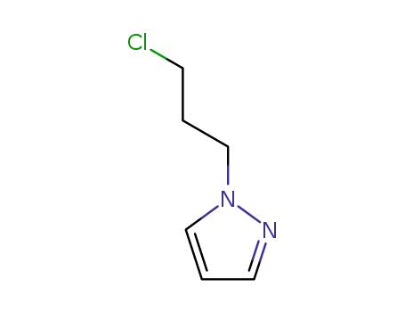 Molecular Structure of 405939-73-3 (1-(3-chloropropyl)-1H-pyrazole)
