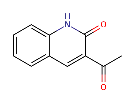 Molecular Structure of 50290-20-5 (2(1H)-Quinolinone, 3-acetyl-)