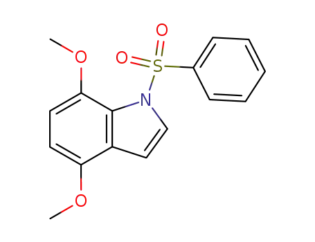 1H-Indole, 4,7-dimethoxy-1-(phenylsulfonyl)-
