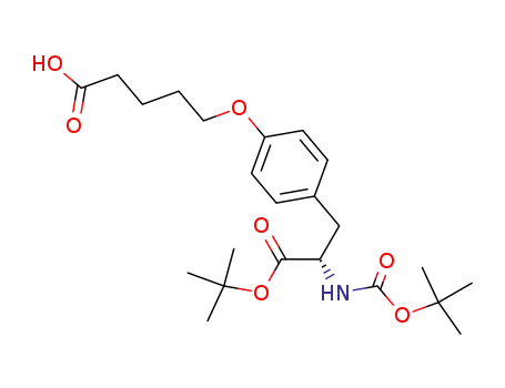 N-Boc-Tyr-[O(CH<sub>2</sub>)4COOH]-OtBu