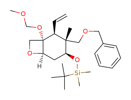 {(1S,2S,3R,4S,6R)-3-benzyloxymethyl-1-methoxymethoxy-3-methyl-2-vinyl-7-oxabicyclo[4.2.0]oct-4-yloxy}tert-butyldimethylsilane