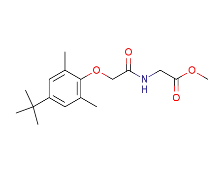 4-tert-butyl-2,6-dimethyl[((2-methoxy-2-oxoethyl)aminocarbonyl)methoxy]benzene