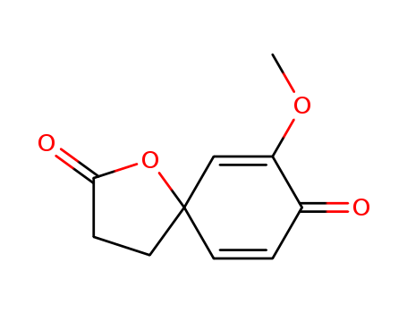 7-methoxy-1-oxaspiro[4.5]deca-6,9-diene-2,8-dione cas  67566-04-5