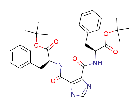 Molecular Structure of 233584-99-1 (4,5-bis{[(1,1-dimethylethoxy)-(S)-phenylalanyl]carbonyl}-1H-imidazole)