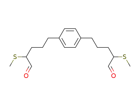 5,5'-(1,4-phenylene)bis[2-(methylthio)pentanal]