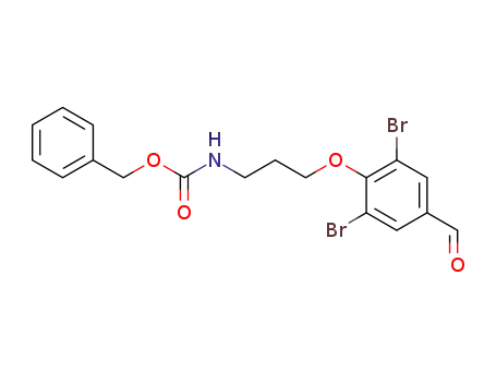 benzyl [3-(2,6-dibromo-4-formylphenoxy)propyl]carbamate