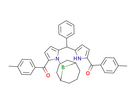 Methanone,
[1-(9-borabicyclo[3.3.1]non-9-yl)-5-[[5-(4-methylbenzoyl)-1H-pyrrol-2-yl]
phenylmethyl]-1H-pyrrol-2-yl](4-methylphenyl)-