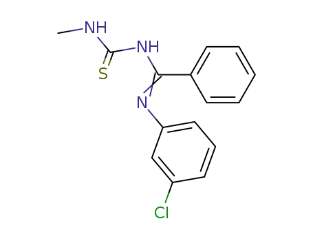 1-[(3-chlorophenylimino)phenylmethyl]-3-methylthiourea