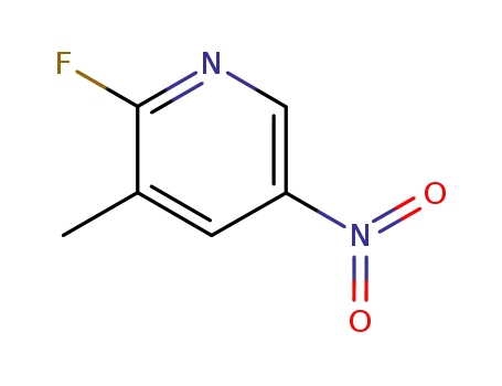 Molecular Structure of 19346-46-4 (2-FLUORO-5-NITRO-3-PICOLINE)