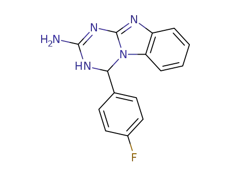 4-(4-FLUOROPHENYL)-1,4-DIHYDRO[1,3,5]TRIAZINO[1,2-A][1,3]BENZIMIDAZOL-2-AMINE