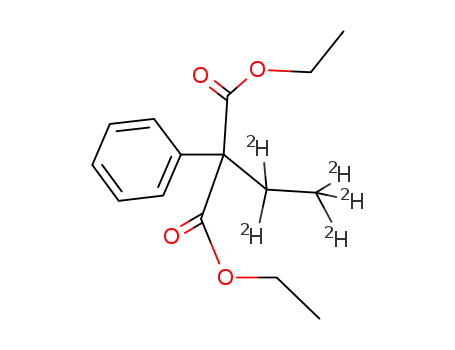 Molecular Structure of 73738-03-1 (Diethyl Ethyl-d5-phenylMalonate)