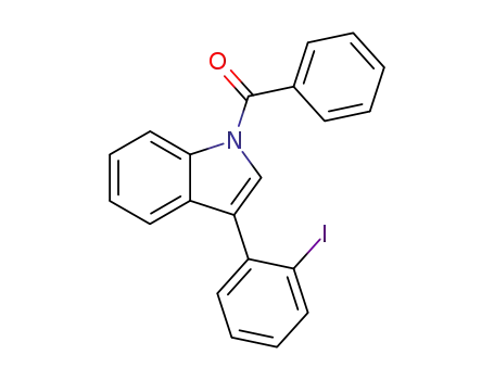 (3-(2-Iodophenyl)-1H-indol-1-yl)(phenyl)methanone