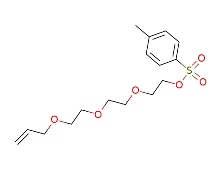 Molecular Structure of 84183-97-1 (Ethanol, 2-[2-[2-(2-propenyloxy)ethoxy]ethoxy]-,
4-methylbenzenesulfonate)
