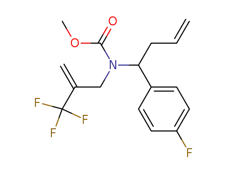 N-[1-(4-fluorophenyl)but-3-enyl]-N-(2-trifluoromethylallyl)carbamic acid methyl ester