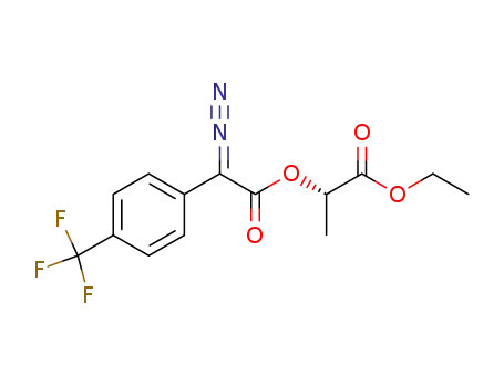 (S)-2-[2-diazo-2-(4-trifluoromethylphenyl)acetoxy]propionic acid ethyl ester