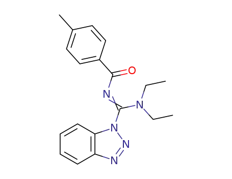 N-[(1H-benzotriazol-1-yl)(diethylamino)methylidene]-4-methylbenzamide