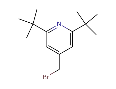 Molecular Structure of 81142-32-7 (4-(BROMOMETHYL)-2,6-DI-TERT-BUTYLPYRIDINE)