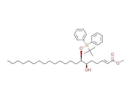 (2E,6R,7R)-methyl 7-t-(butyldiphenylsilyloxy)-6-hydroxy-2-henicosenate