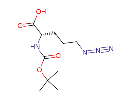 Molecular Structure of 763139-35-1 (Boc-δ-azido-Nva-OH · DCHA)