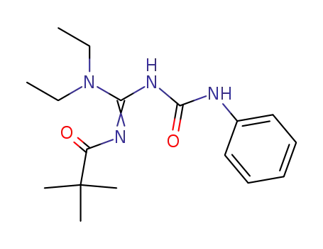 N-(anilinocarbonyl)amino(diethylamino)methylidene-2,2-dimethylpropanamide