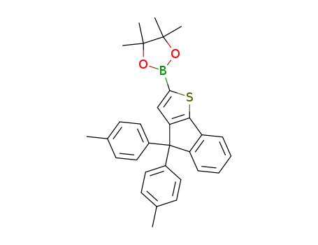 4H-Indeno[1,2-b]thiophene,
4,4-bis(4-methylphenyl)-2-(4,4,5,5-tetramethyl-1,3,2-dioxaborolan-2-yl)-