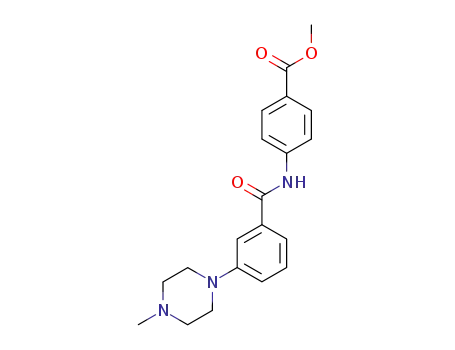 4-[3-(4-methyl-piperazin-1-yl)-benzoylamino]-benzoic acid methyl ester