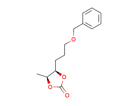1,3-Dioxolan-2-one, 4-methyl-5-[3-(phenylmethoxy)propyl]-, (4S,5R)-