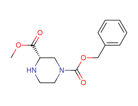 (S)-4-N-Cbz-Piperazine-2-carboxylic acid methylester cas no. 225517-81-7 98%